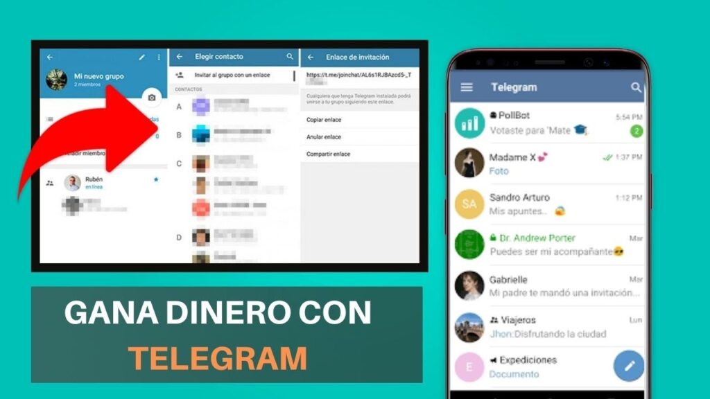 como ganar dinero con telegram